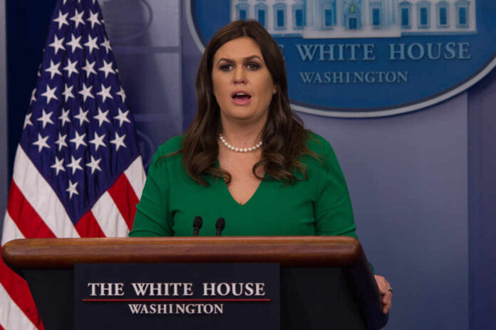White,House,Press,Secretary,Sarah,Huckabee,Sanders,Takes,Questions,From
