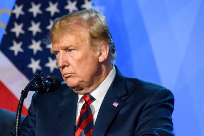 12.07.2018.,Brussels,,Belgium.,Press,Conference,Of,Donald,Trump,,President,Of