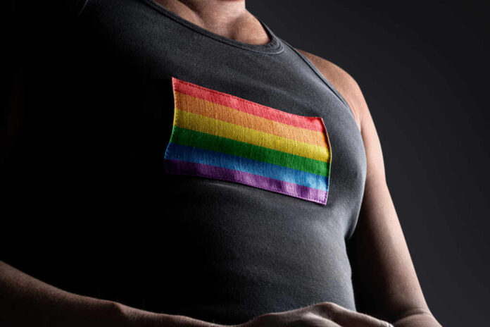 The,National,Flag,Of,Lgbt,On,The,Athlete's,Chest