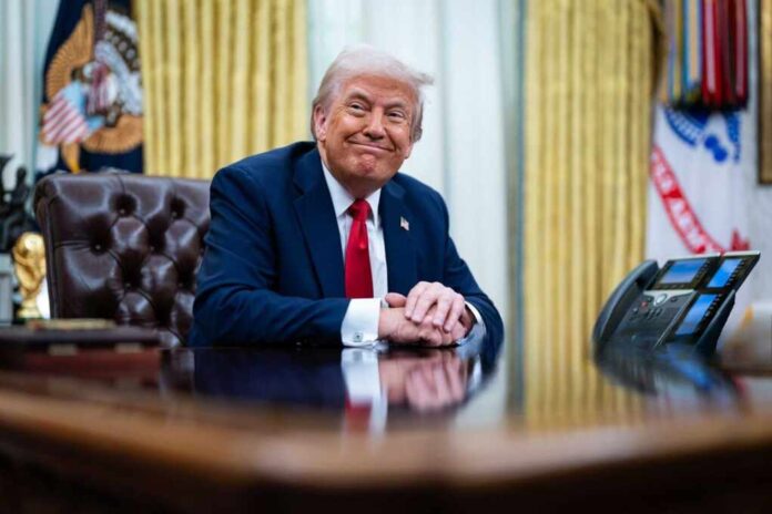 Us,President,Donald,Trump,During,An,Executive,Order,Signing,In