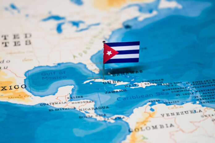 The,Flag,Of,Cuba,In,The,World,Map