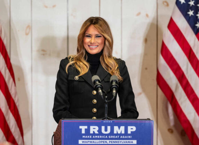 Wapwallopen,,Pa,-,October,31,,2020:,First,Lady,Melania,Trump