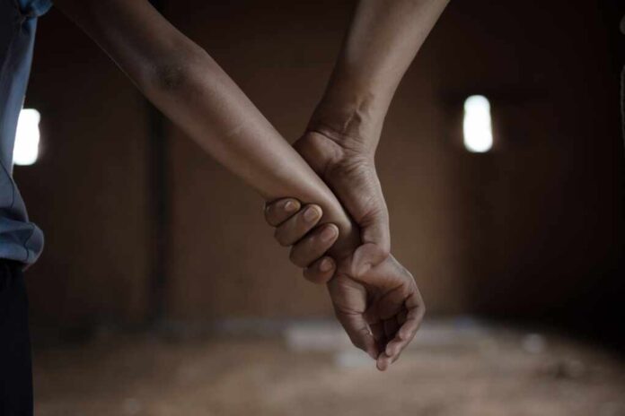 Trafficking,Concept,,Child,Was,A,Victim,Of,Human,Trafficking,,Human