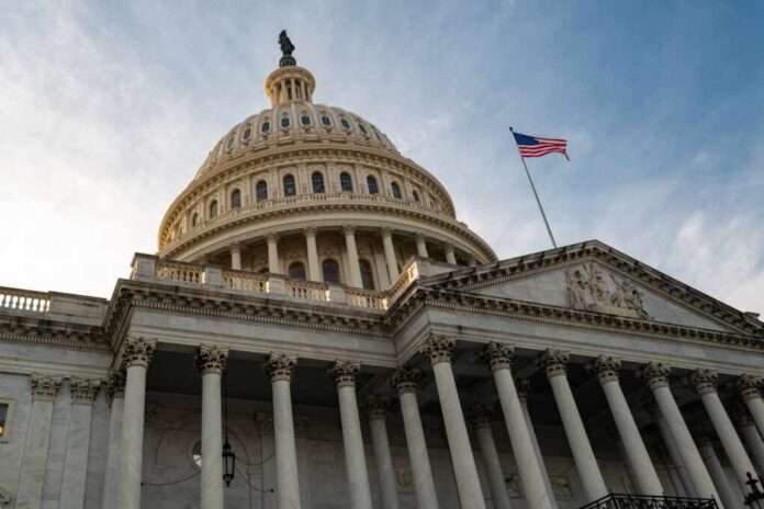 Us,Capitol,Building,And,Dome,,Home,Of,The,Us,Congress,