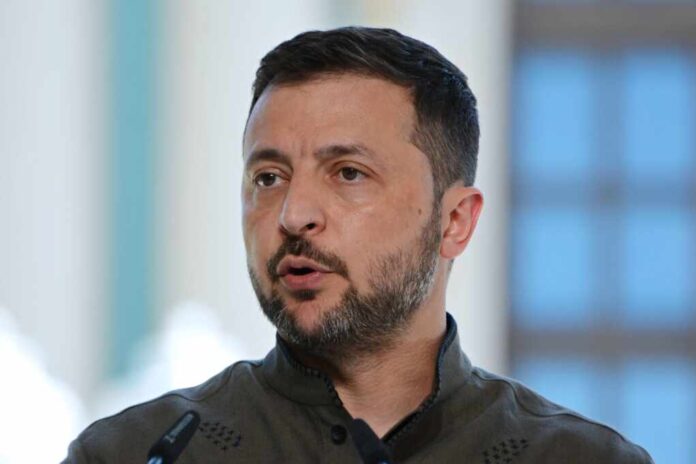 Kyiv,,Ukraine,-,20240824:,Volodymyr,Zelenskyy,,President,Of,Ukraine,,Takes