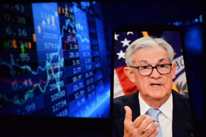 On,The,Smartphone,Screen,,Federal,Reserve,(fed),Chair,Jerome,Powell