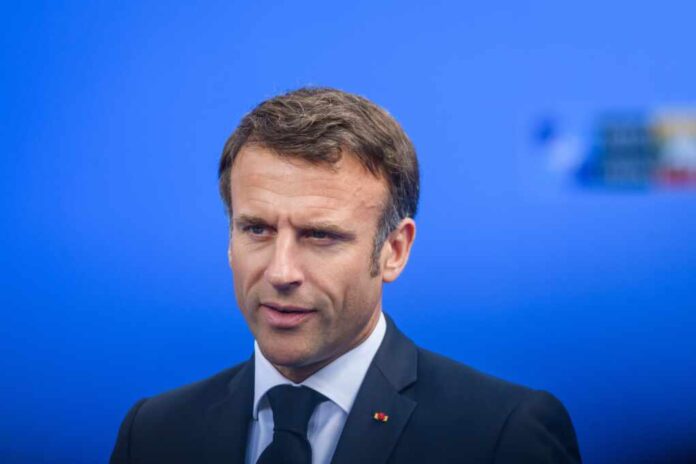 Vilnius,,Lithuania.,11th,July,2023.,Emmanuel,Macron,,President,Of,France,