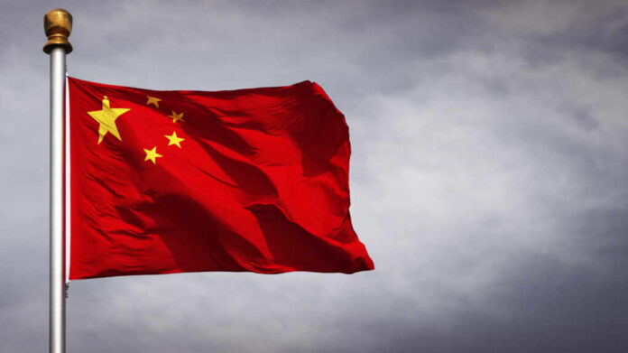 The,Chinese,National,Flag,,The,Five,Starred,Red,Flag