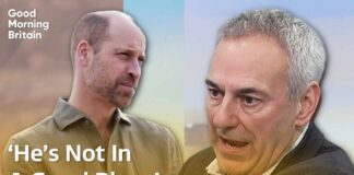 Prince William says he's 'not in a calm state' amid Andrew