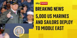 BREAKING: 2500 Marines and US warship to deploy to the