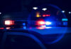 Parents Furious: Predator Roamed UCLA Close-up of police car lights flashing at night