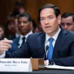 A public official speaking during a Senate hearing