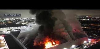 Emergency declaration issued on Day 4 of Boyle Heights warehouse fire