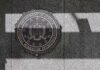 FBI seal on a granite wall