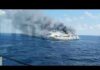 At least five dead and 41 missing after an Indonesian ferry caught fire at sea