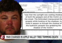 Horseplay Turns Deadly On Jobsite Tree trimmer charged with crushing coworker while playing shadow puppets in Apple Valley
