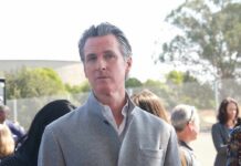 Newsom’s Michigan Gamble Backfires—What Did He Unleash? man in gray coat at an outdoor event