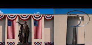 Trump says Smithsonian should replace 'Infinity' sculpture with 30-foot statue of George Washington