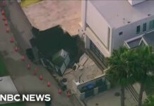 Sinkhole threatens mansion once linked to Nicolas Cage