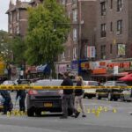 Six-Day Manhunt Ends — Twist In Worcester Police investigate a taped-off urban street crime scene