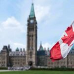 Canada’s EU Upgrade Triggers Tariff Threat Canadian flag with Parliament building in background