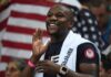 Bet Paid Off – Mayweather Took Everything Floyd Mayweather Jr. smiling and cheering with a towel over his shoulders